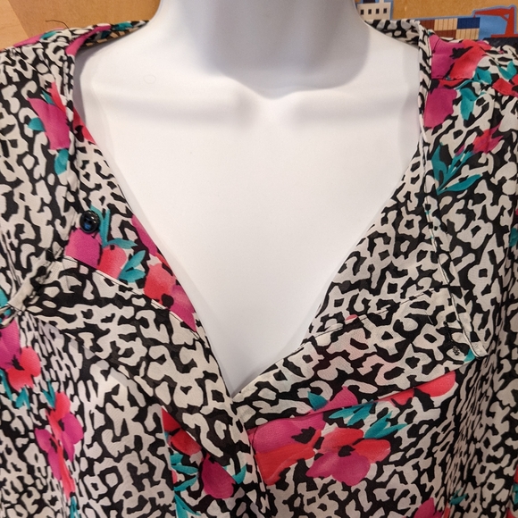 Vtg Kathy Comelli Lady Shapely floral skirt set - Picture 2 of 7